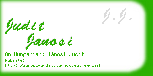 judit janosi business card